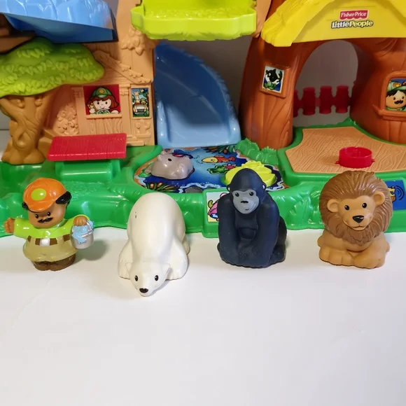 Fisher-Price Little People Zoo Talkers Safari Jungle Tree House Toddler Playset - Picture 15 of 17